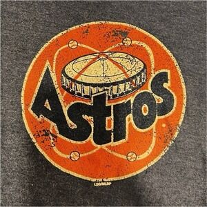 Genuine Merchandise Houston Astros Women's Shirt Blue White Orange MLB Baseball